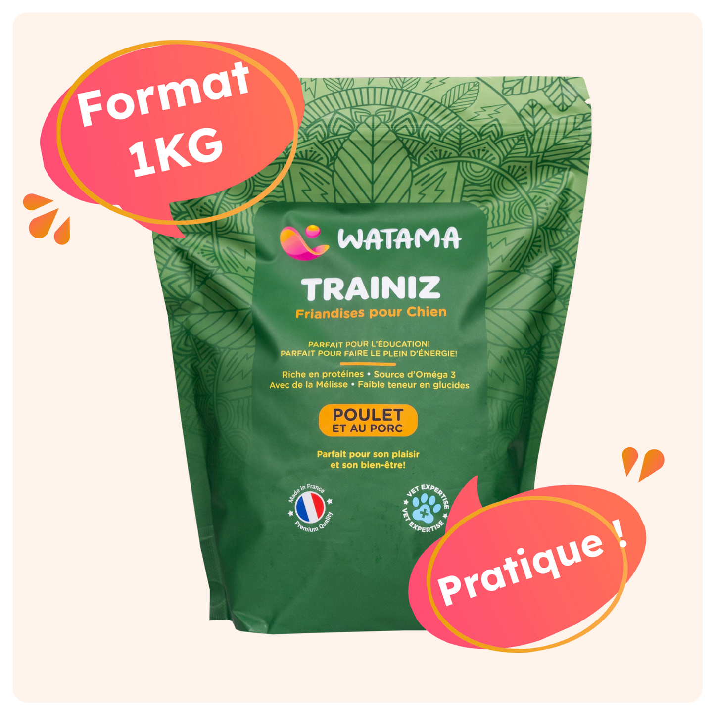 Friandises Pour Chien Premium - Les Trainiz Par Watama